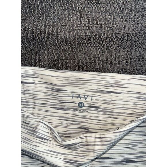 Tavi Medium Leggings Gray Striped - Picture 4 of 4